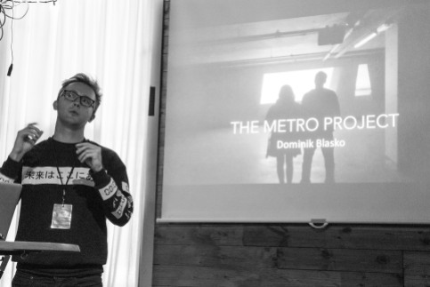 Talk: Dominik Blasko “The Metro Project”. Photo: Zane Cerpina.