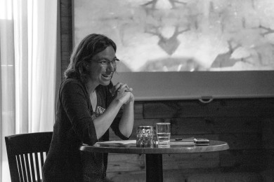 Talk: Stephanie Felber “Urban Wanderer”. Photo: Zane Cerpina.